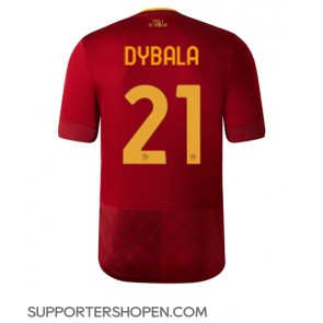 AS Roma Paulo Dybala #21 Hemma Matchtröja 2022-23 Kortärmad